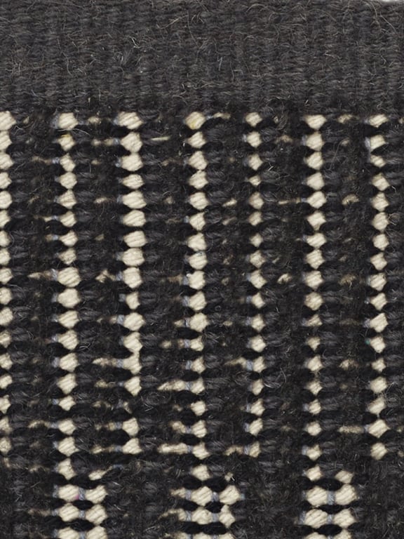 Vloerkleed Kvadrat Kanon Pattern Plow Houtskool C0023