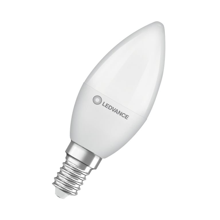 LED PCR LAMPS WITH CLASSIC B 4.9W 827 Frosted E14