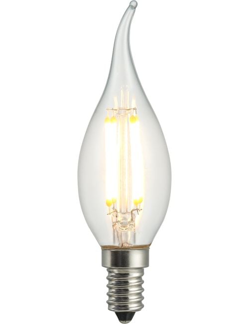 LED E14 Fila Tip Candle C35x120 230V 400Lm 4W 827 AC Clear D