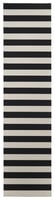 Design vloerkleed Woodnotes Big Stripe Black – Stone 1420915