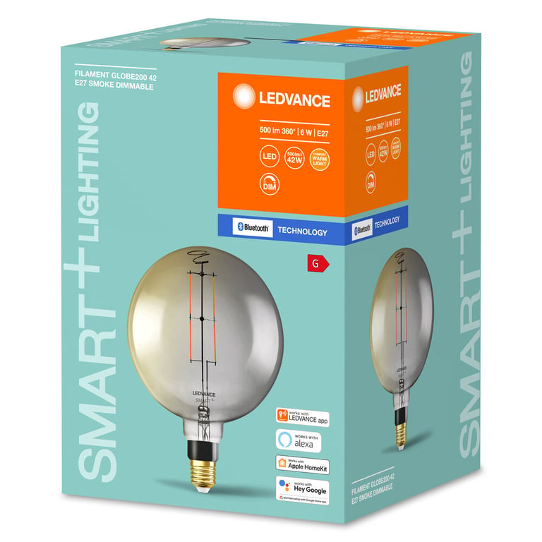 SMART+ Filament Globe Dimmable 37 6 W/2700K E27 (CS à 1 PCE)