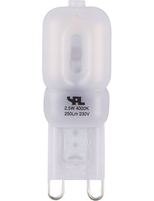 Masterlight - LED G9 T16x48 230V 190Lm 2.5W 827 320° AC Frosted Non-Dim SL022336247