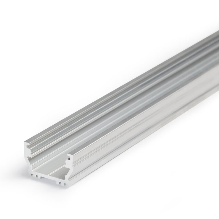 Profiel 12 opbouw 1 m1 grijs geschikt voor COB ledstrips van max 12mm