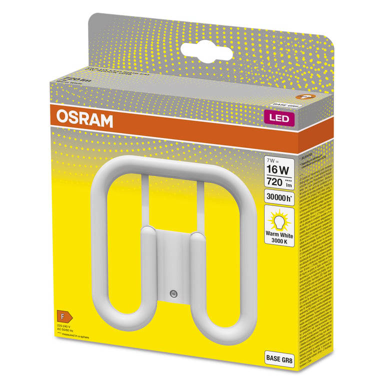 OSRAM DULUX® LED SQ EM &amp; AC MAINS 7W 830 GR8