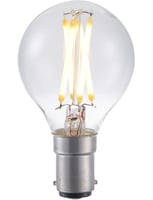 LED Ba15d Fila Ball G45x75 230V 350Lm 4W 927 AC Clear Dim