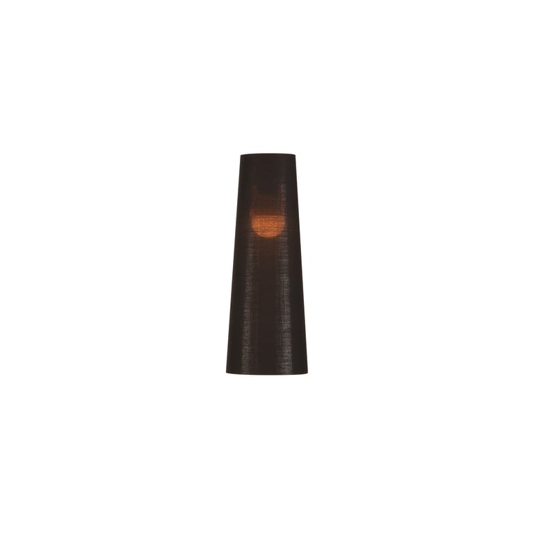 FENDA 15cm lampenkap conisch zwart/koper