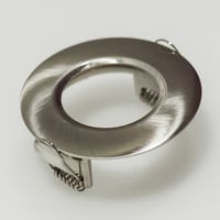 Downlight ring, rond 82(72)mm, geborsteld alum.