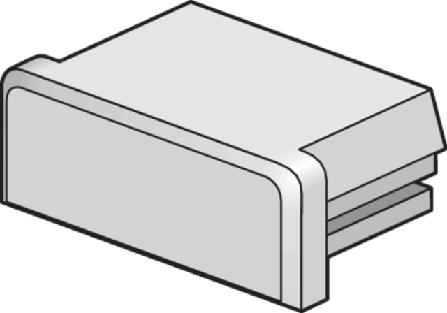 Niko - 2 pvc-eindstukken