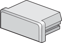 Niko - 2 pvc-eindstukken