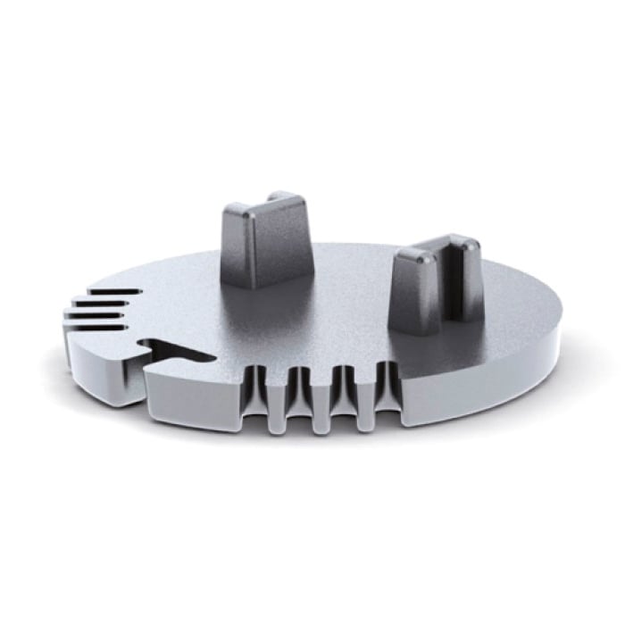 Eindkap rond, aluminium