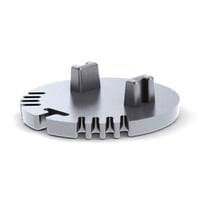 Eindkap rond, aluminium