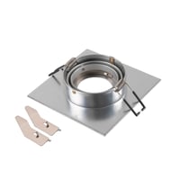 NEW TRIA® 75 XL, plafondinbouwring, L: 11 B: 11 H: 2.6 cm, aluminium