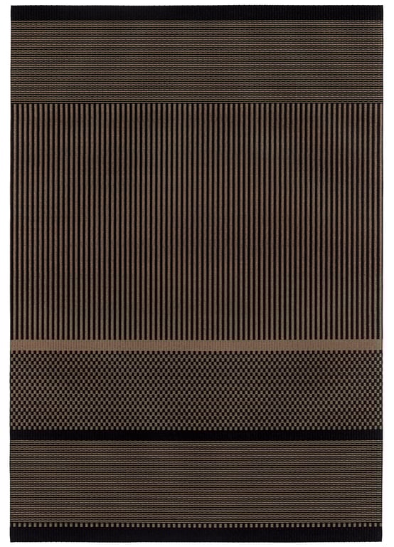 Design vloerkleed Woodnotes San Francisco Black Natural 1430905