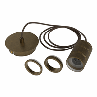 Calex Retro pendant, bronz fittings E27
