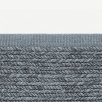 Kvadrat vloerkleed Aram Blauw 0741