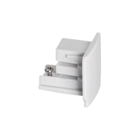 3-Fase rail, eindkap, wit
