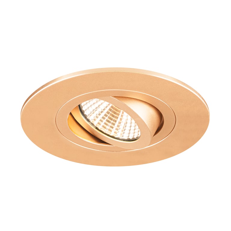 NEW TRIA® 75 XL, plafondinbouwring, D: 11 H: 2.6 cm, IP20, roségold