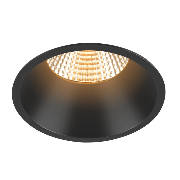 NEW TRIA® 95, plafondinbouwring, verdiept, D: 10.3 H: 5.5 cm, IP20, zw
