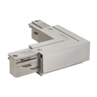 L-verbinder 1 voor 3-fase rail zilvergrijs