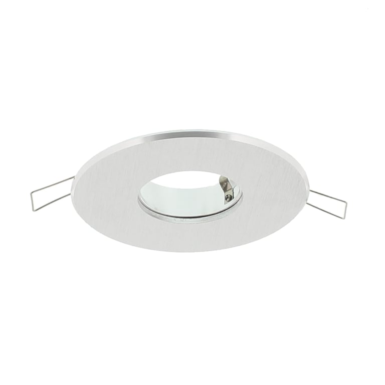 Verona inbouwarmatuur, rond, 1voudig, 100mm, aluminium