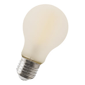 Calex LED Full Glass Filament GLS-lamp  220-240V 6,5W 600lm E27 A60,  Frosted outside 2700K CRI80 Dimmable, energy label A+
