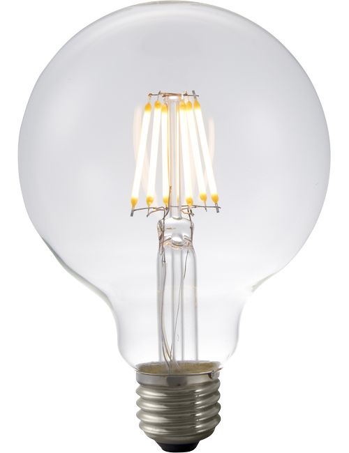 Masterlight - LED E27 Fila Globe G95x135 230V 470Lm 5.5W 925 AC Clear Dim SLF023880602