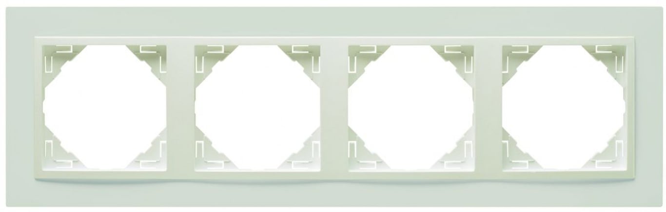 Efapel animato afdekr. 4v ice wit/ice wit