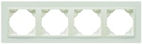 Efapel animato afdekr. 4v ice wit/ice wit