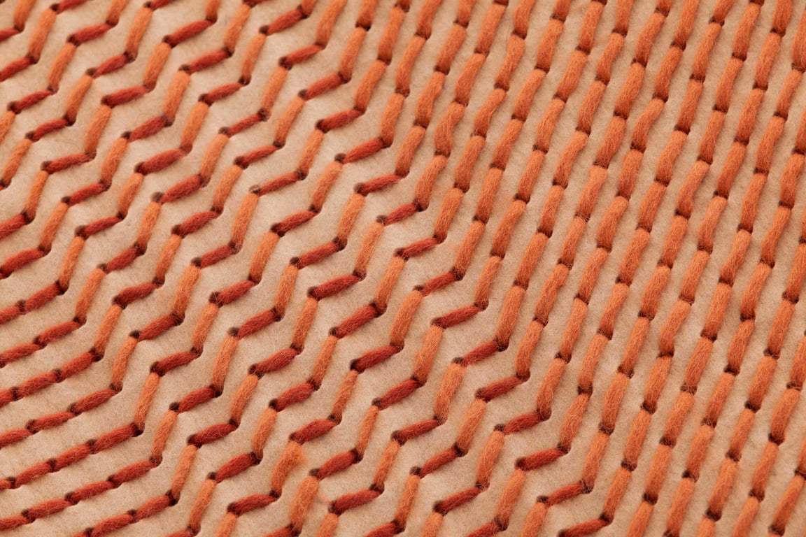 Vloerkleed Gan Rugs Canevas Geo Coral