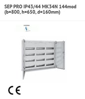 PRO IP43/44 MK34N 144mod (b=800, h=650, d=160mm)