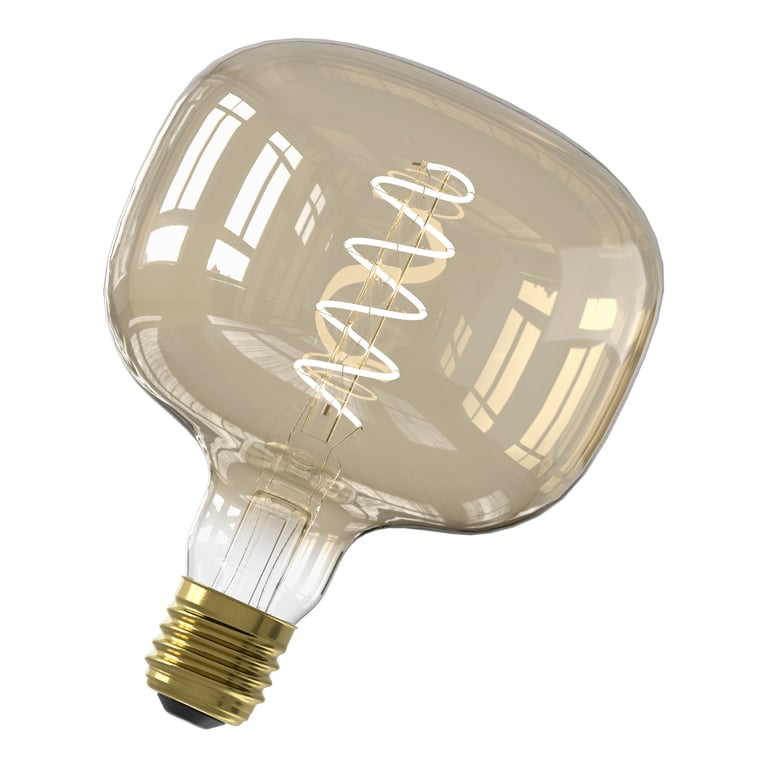Calex Rondo Amber Led Shapes 220-240V 4W 200LM 2000K E27 dimmable, energy label A