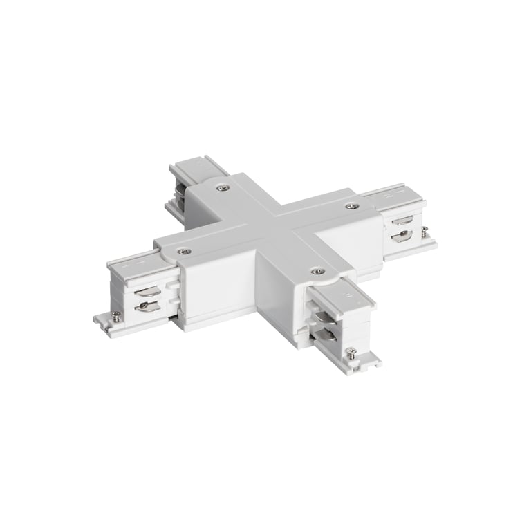 3-Fase rail, X-koppelstuk, wit
