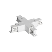 3-Fase rail, X-koppelstuk, wit