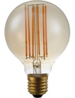 Masterlight - LED E27 Fila Globe G80x120 230V 400Lm 6.5W 920 AC Gold Dim SLF023815505