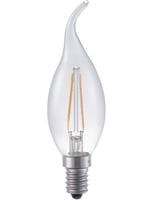 Masterlight - LED E14 Fila Tip Candle C35x120 230V 180Lm 2W 827 AC Clear N SL149315027