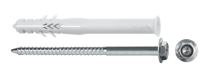 Kozijnplug nylon, met schroef 10- 80 SSK