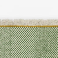 Kvadrat vloerkleed Duotone Groen Wit 0951