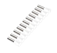 GeÏsoleerde Adereindhulzen op Strip, 0,5mm², wit