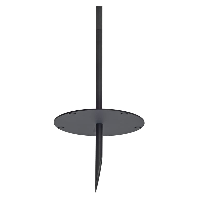 Aardpin aluminium antraciet voor ADEGAN/PLENUM