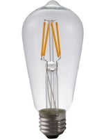 LED E27 Fila Rustika ST58x130 230V 320Lm 4W 925 AC Clear Dim