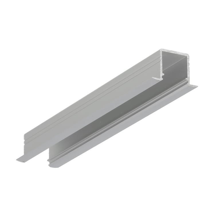 Profiel 10 inbouw 2 meter grijs geschikt voor cob ledstrips van max 10