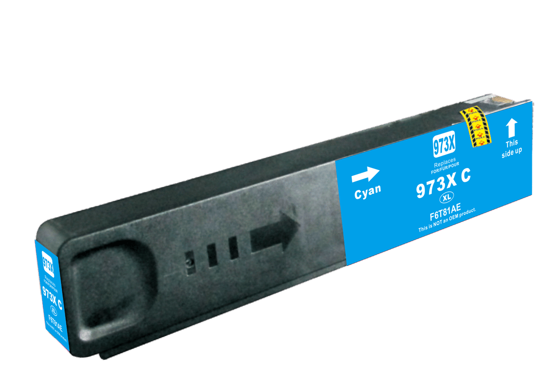 HP 973X (F6T81AE) C inktcartridge cyaan hoge capaciteit huismerk