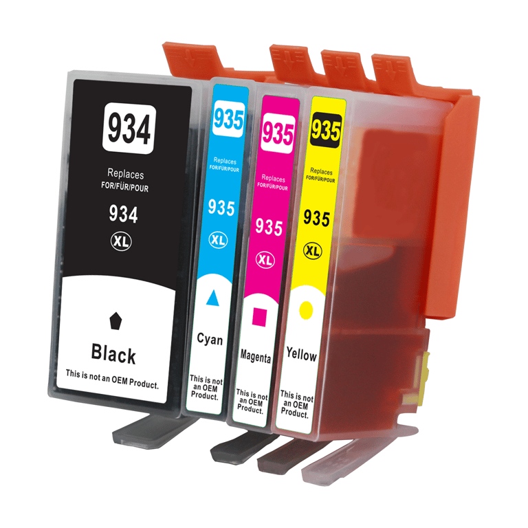 HP 934XL / HP 935XL multipack huismerk - 4 kleurenbundel hoge capaciteit huismerk