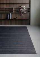 Design vloerkleed Woodnotes Willow Black - Brown 1260945