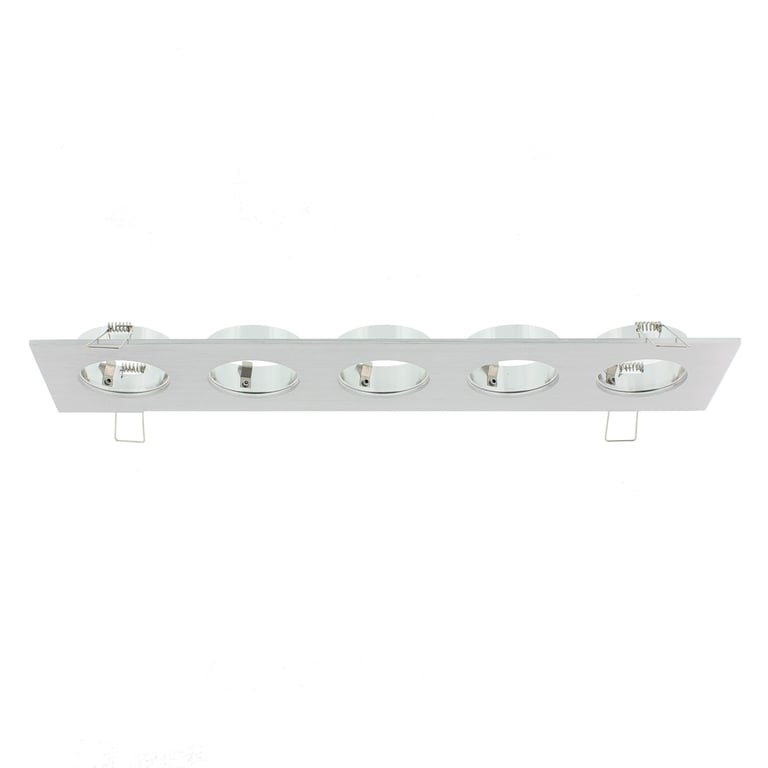 LUMIKO LED-IA-5VRH - Verona inbouwarmatuur, rechthoek, 5voudig, 80x328
