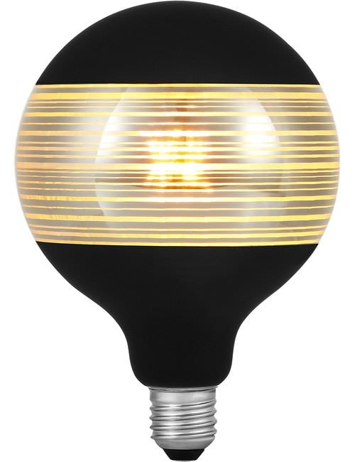 LED E27 Fila Laser Line G125x180 230V 120Lm 4W 925 AC Black