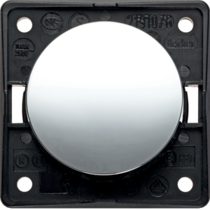Wipschakelaar, chroom, glanzend, Integro
