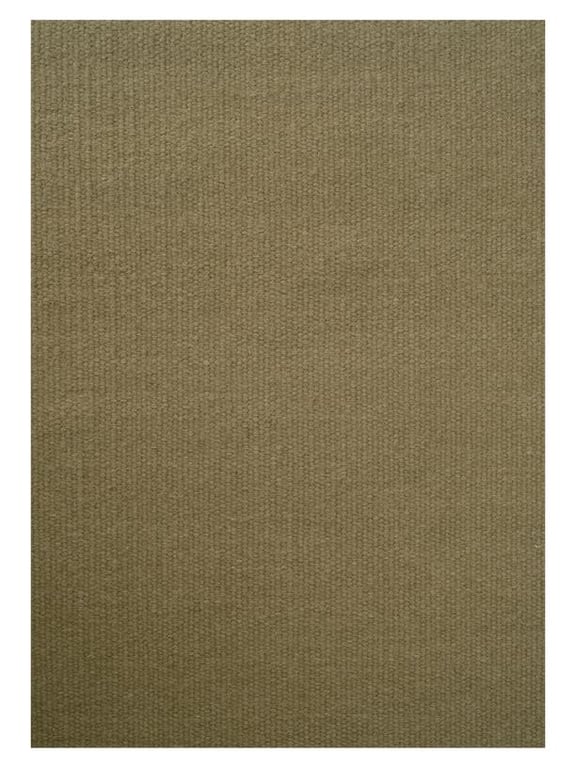 Wollen vloerkleed hip met flosjes Robijn Bamboo