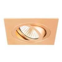 NEW TRIA® 75, plafondinbouwring, L: 9 B: 9 H: 2.6 cm, IP20, roségold