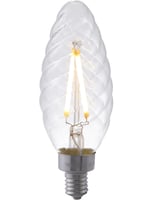 LED E14 Fila Twisted Candle C35x100 230V 160Lm 2W 827 AC Cle